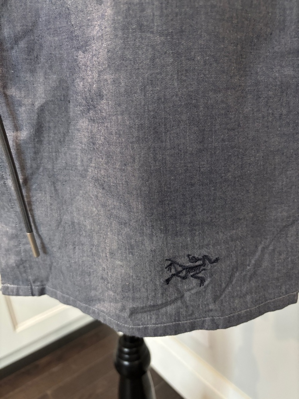 Arc'teryx Blanchard Tunic Shirt Drawstring Grey 3/4 Sleeve Sz S - Picture 12 of 16